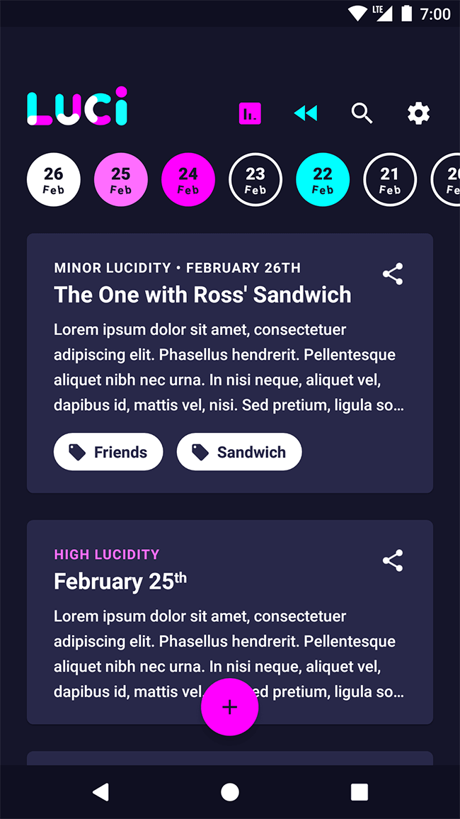 Luci screenshot